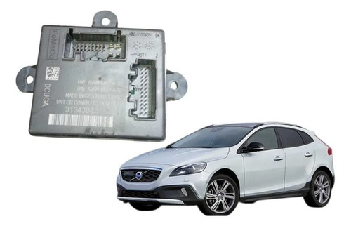 Modulo Porta Dianteira Esquerdo Volvo V40 2015 31343042 Preto